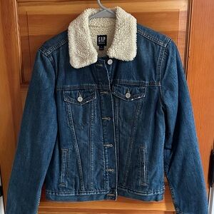 GAP Jean Jacket with Sherpa lining